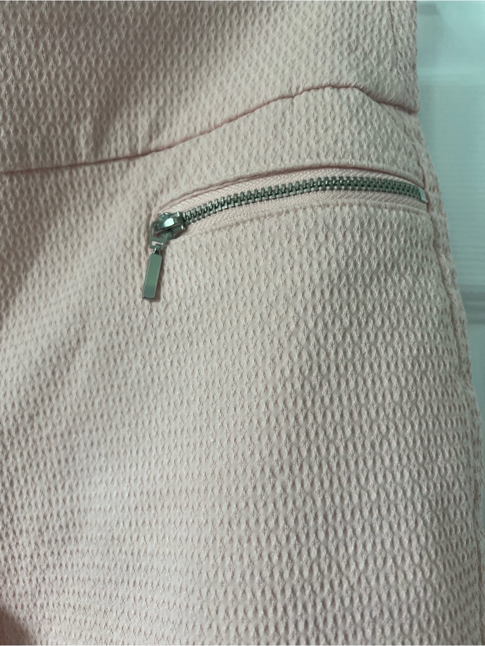 Attyre Blush Pink Textured pant - Picture 5 of 6